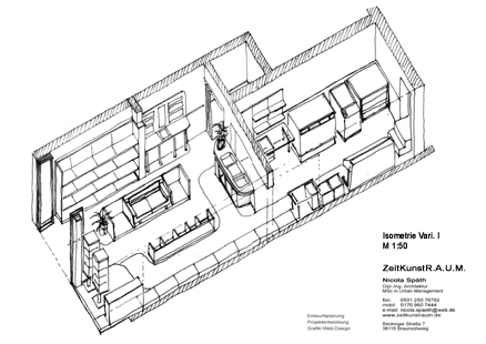 Isometrie Grundriss 1